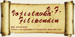 Vojislavka Filipendin vizit kartica